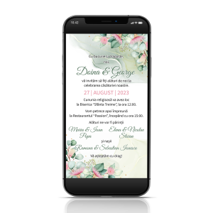Invitatie digitala nunta - IDN-25