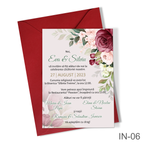 invitatii nunta simple