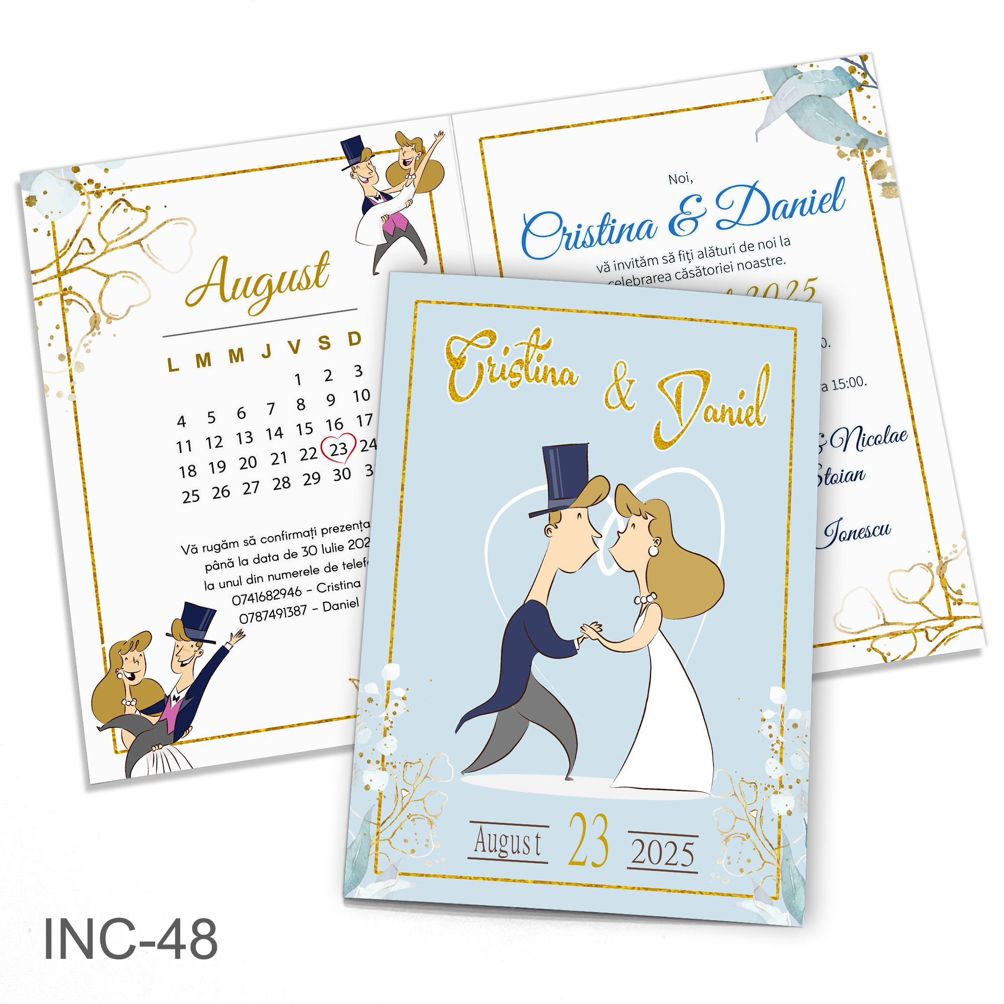 invitatii nunta haioase INC-48