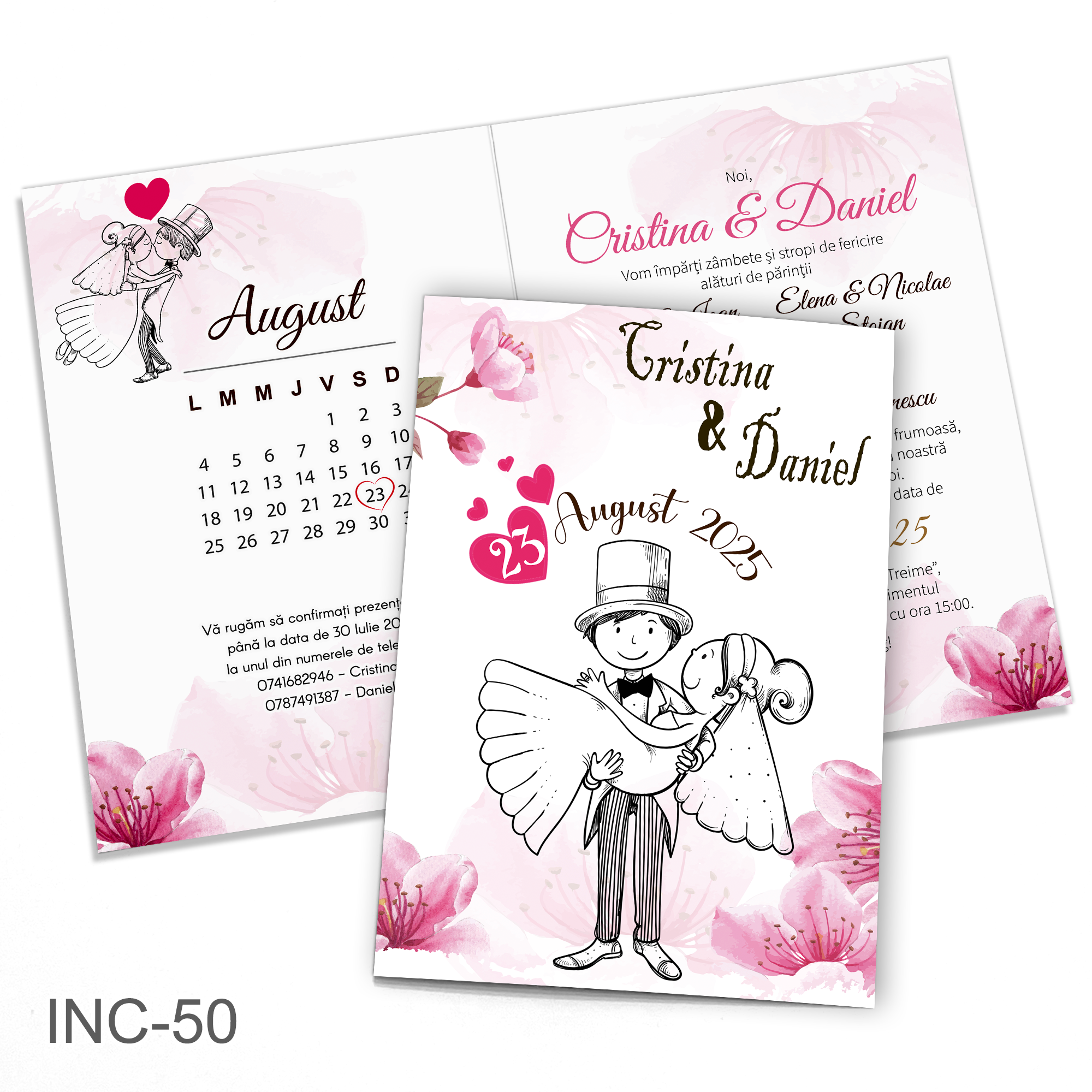 invitatii nunta haioase INC-50